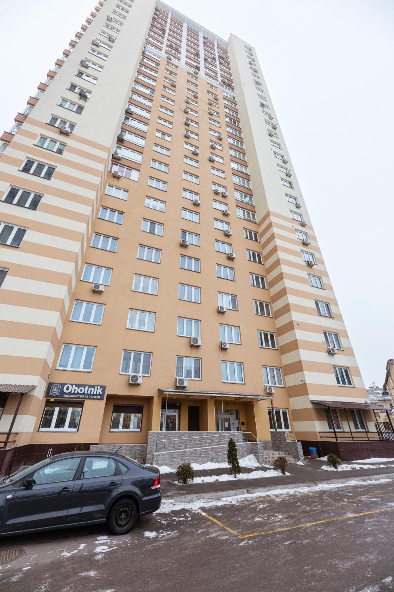 Ferienwohnung Квартири Люкс Метро Чернігівська Kiew Exterior foto